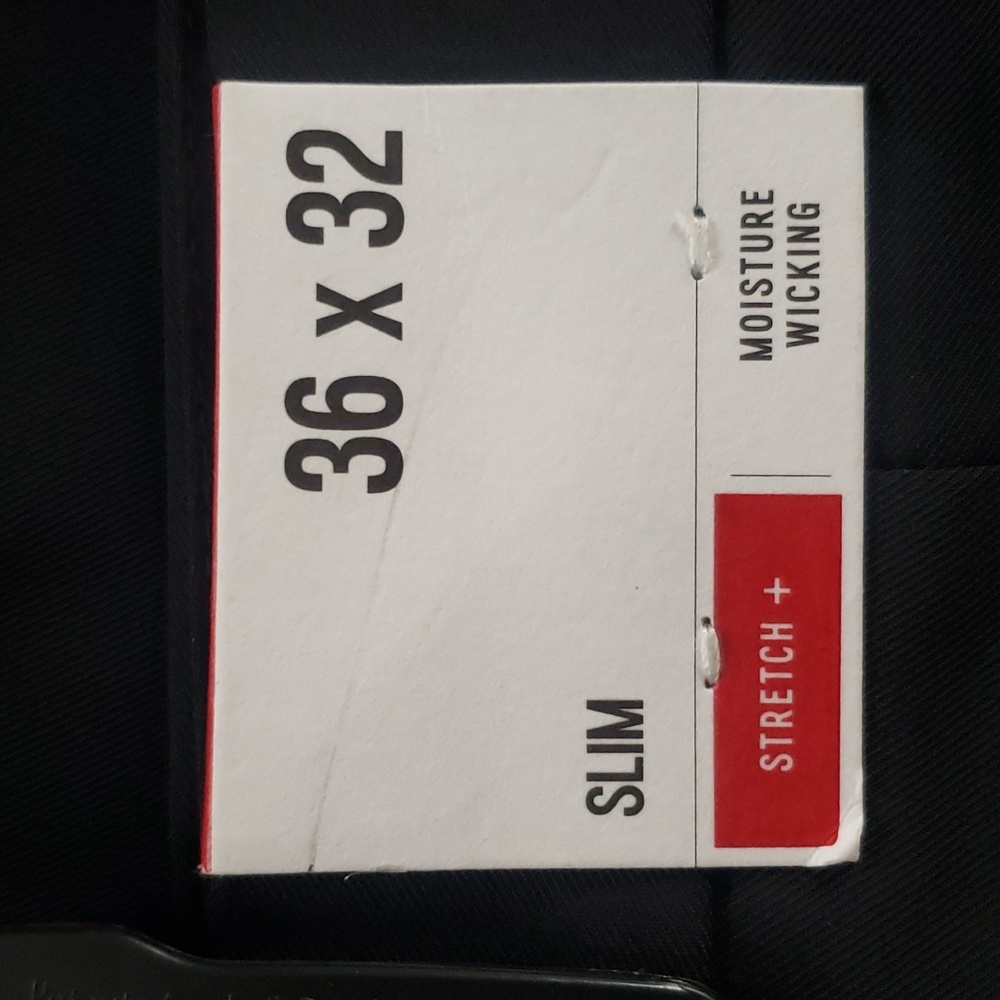 Men's NWT Black Express Performance Moisture Wicking Pants - Picture 3 of 8